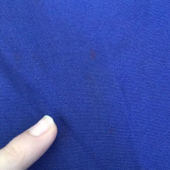 Vintage 90s Blue Sequin Glam Slit Evening Prom Homecoming Dress / Size: 11-12 - Picture 8 of 12